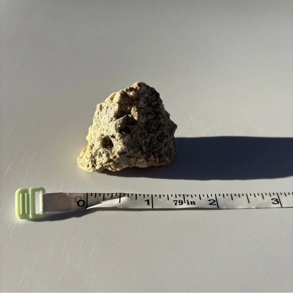 Raw Mineral Specimen with Silver Shimmer